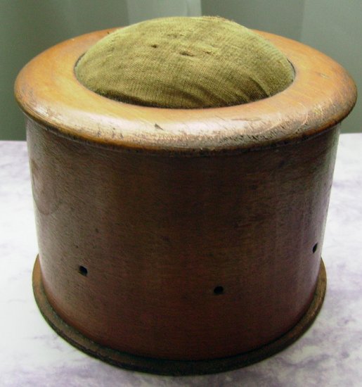 American Primitive Wood Treenware Sewing Box