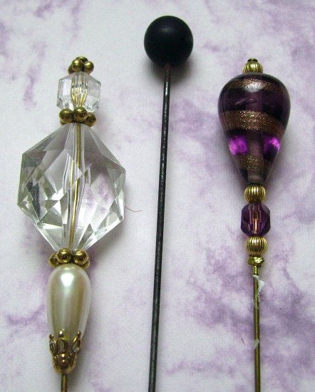 Vintage Hatpin Lot Old & New Great Deal!