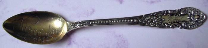 Victorian 1900s Sterling Silver Ornate Demi Spoon