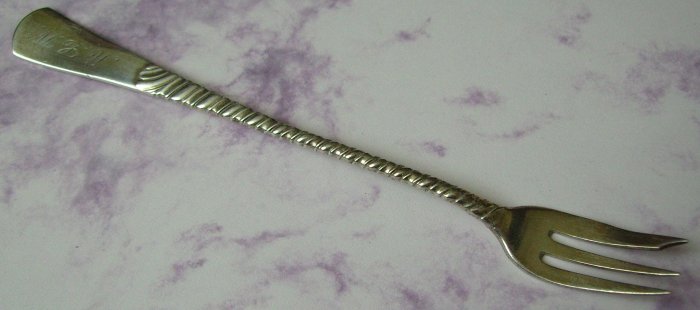 Victorian Gorham Sterling Pickle Fork Colonial Pattern