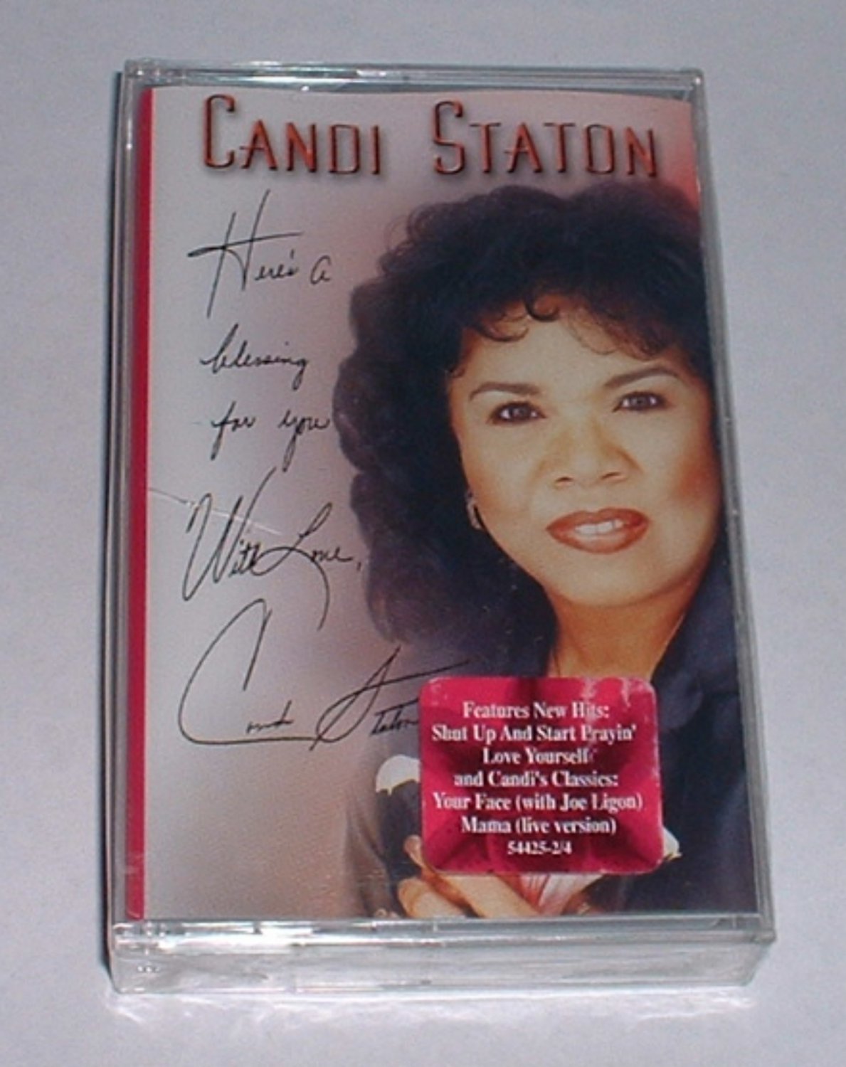 FREE USA Shipping NEW HERE'S A BLESSING Candi Staton CASSETTE TAPE Songs Music AUDIOCASSETTE
