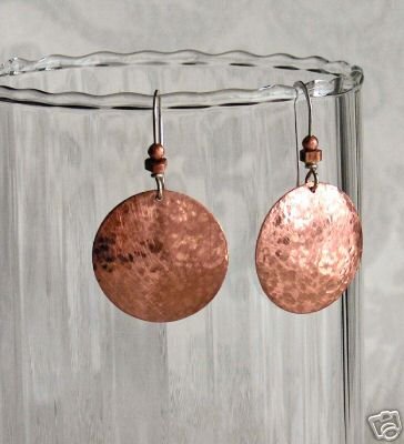 Copper earings
