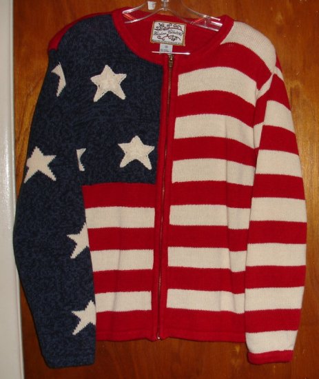 Women's US Flag Sweater size M by Heirloom Collectibles