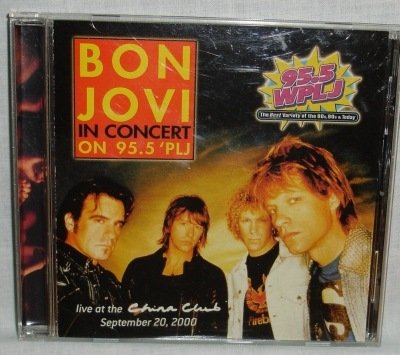 Bon Jovi in Concert on 95.5 WPLJ RARE CD