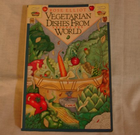 Vegetarian Dishes From Around the World by Rose Elliott paperback recipe book