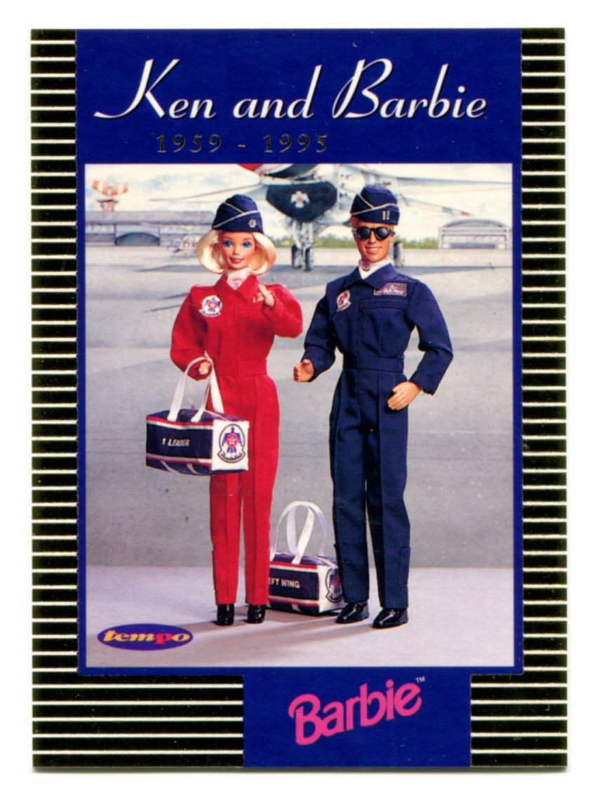 BARBIE AND KEN KB3 Tempo Insert 36 Years of Barbie 1959-1996