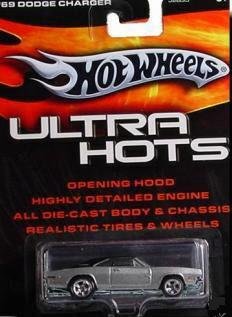 Hot Wheels 69 Dodge Charger ULTRA HOTS Metallic Silver Paint Black Top