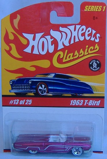 Hot Wheels 1963 Thunder Bird T-Bird Classics Collection 1 #13 of 25 Purple