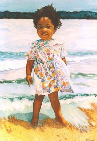 Commissioned Art OOAK Original Portrait Painting 16x20