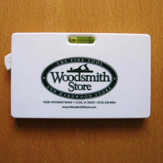 Woodsmith Store Tape Measure Level advertising specialty collectible Fine Tool and Hardwood Store