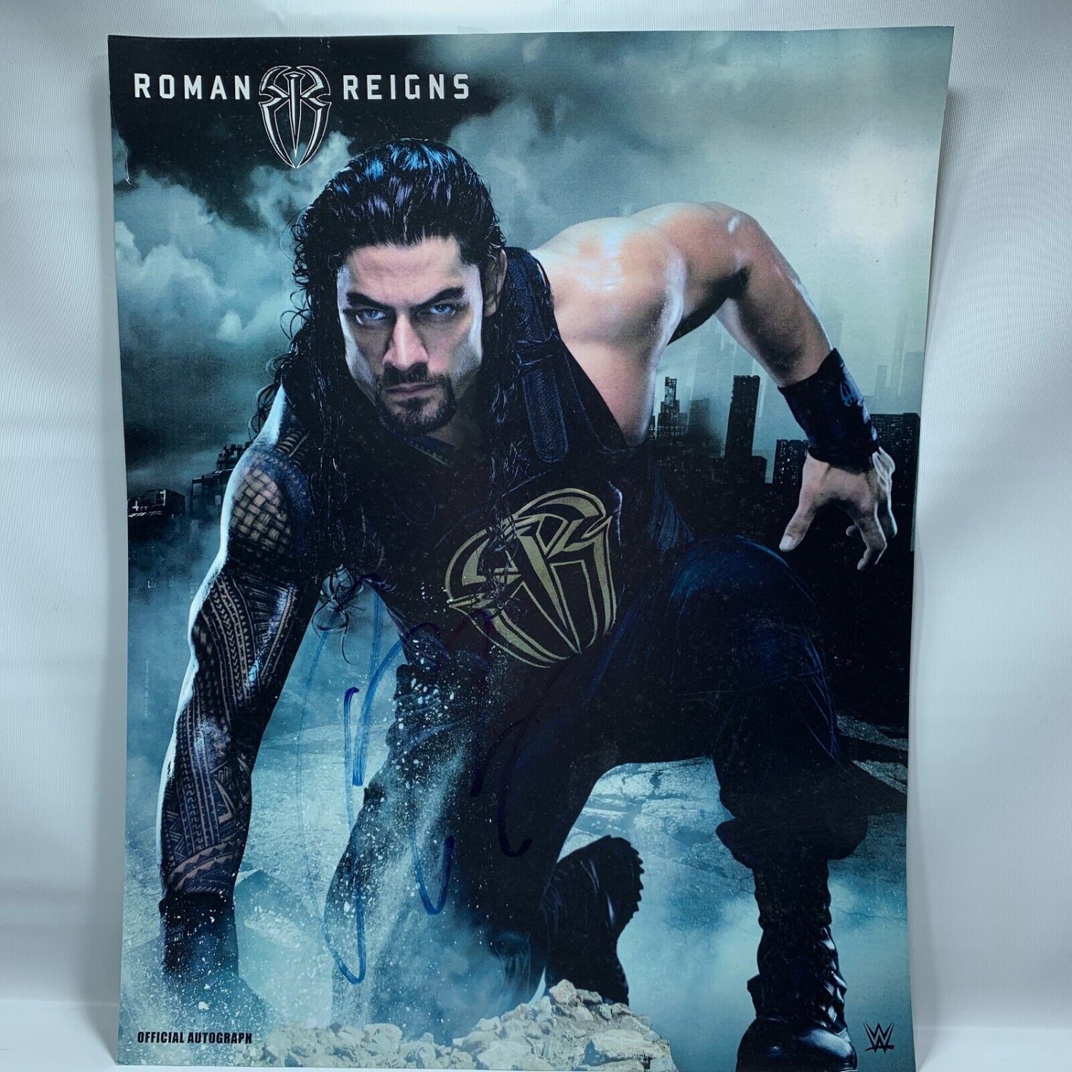 Roman Reigns Autographed X Photo Official Wwe Auto Merch