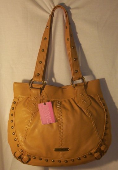 XOXO Large Womens Camel Hanover Handbag