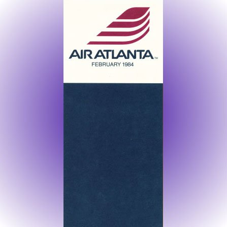buy 4+ save 50% Air Atlanta system timetable 12/1/85 6061 