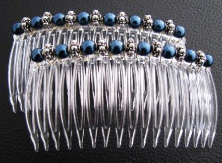 UnusualJewels Blue Pearls & Tibetan Silver