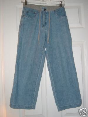 J. Jill Denim Jean Capri Pants EUC Size 2 Petite