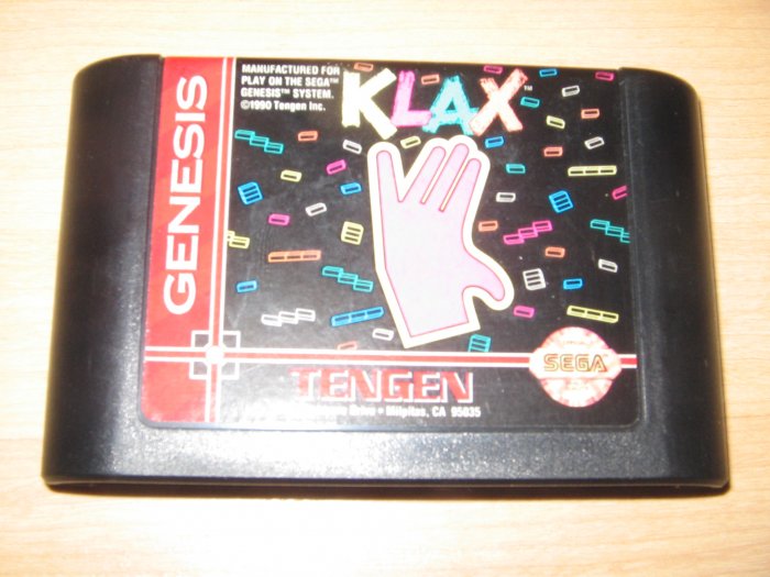 Sega Genesis Klax Game