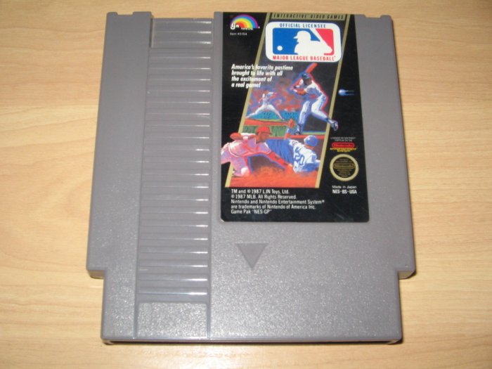 Nintendo NES MLB Major League Baseball Game