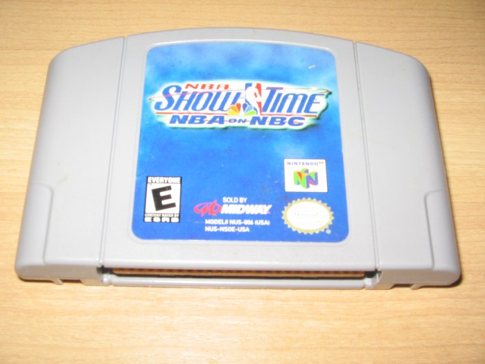 N64 Nintendo 64 NBA Show Time on NBC Game