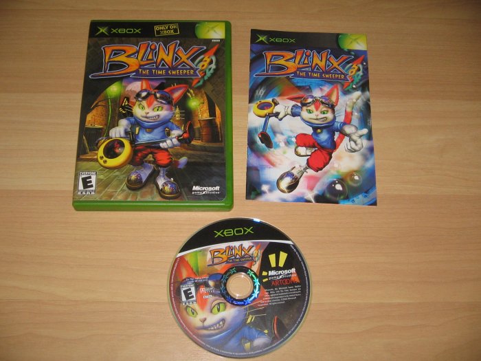 Xbox Blinx the Time Sweeper Game