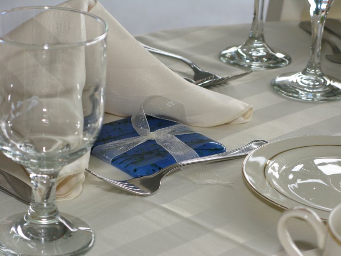 Fused Glass Coasters as Party Favors: Custom Order Option