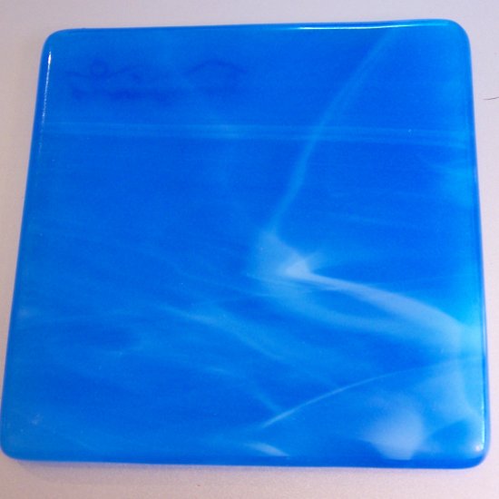Colorado Sky: Set of 4 Fused Glass Coasters, Custom Order Option