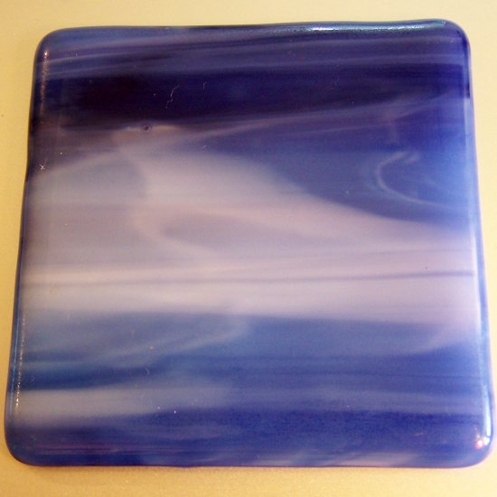 Stormy Sky: Set of 4 Fused Glass Coasters, Custom Order Option