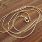 Sterling Silver Plated Snake Chain, 24 inch