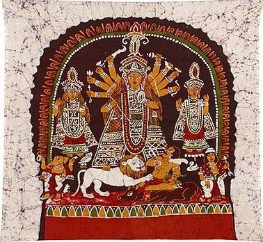 34inch x 36inch Batik Wall hanging,