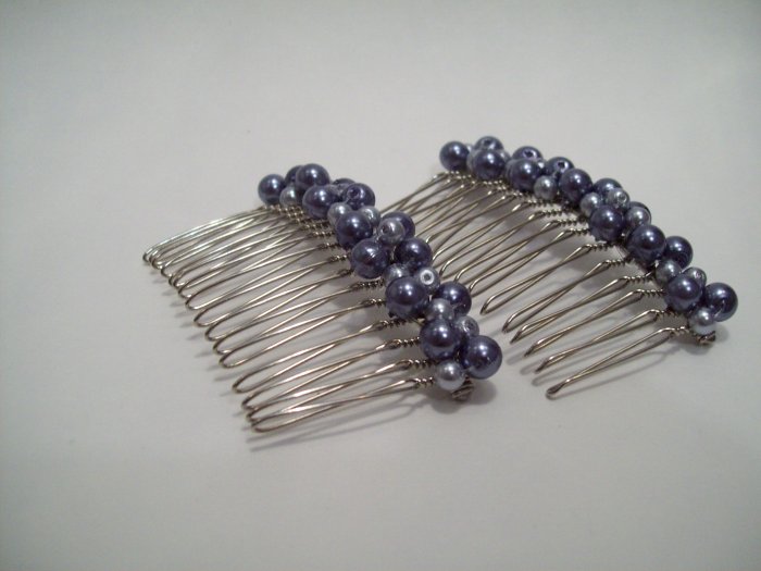 Pearl Hair combs (set)