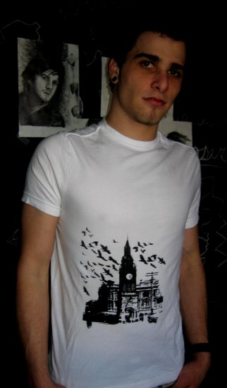 Clock tower and crows (Guys small)