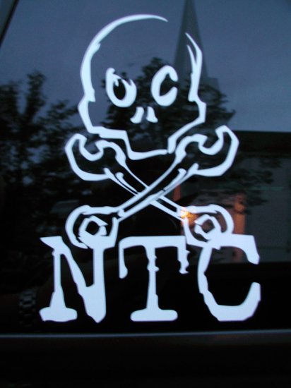 NTC Skull and crossbones sticker