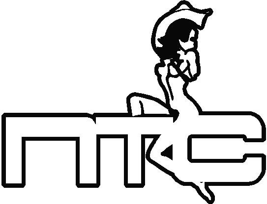 NTC cowgirl sticker