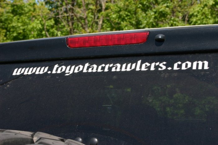 NTC - Web address sticker - blue