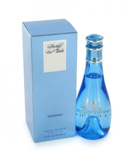 Cool Water Perfume by Davidoffd for Women, 3.4 oz EDT, NEW IN BOX