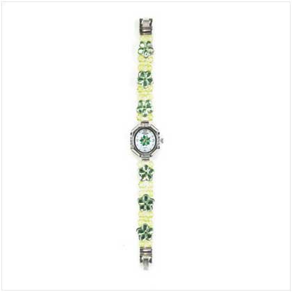 GREEN DAISY BAND FASHION WATCH