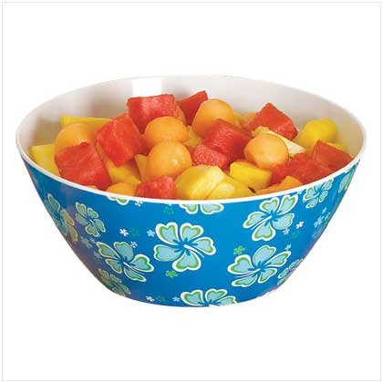 BLUE HAWAIIAN LG. SERVING BOWL
