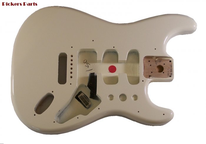 Fender Stratocaster Mexican Standard Solid Alder Body ~ Arctic White