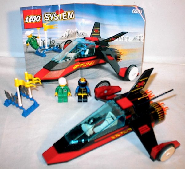 Lego town set 6580 Land Jet 7 complete