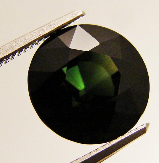 African Tourmaline 4.40 Carat Round VVS
