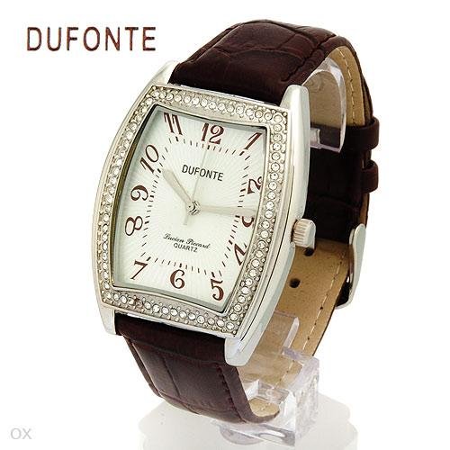 Dufonte Mens Watch with genuine crystal