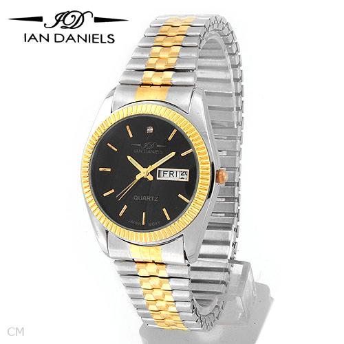IAN DANIELS Mens two tone Watch