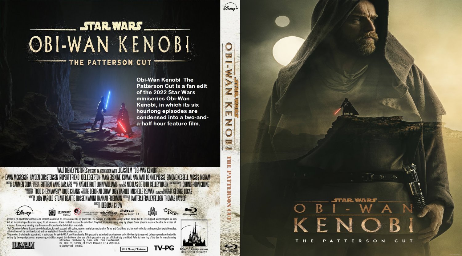 Obi Wan Kenobi Series 1 The Patterson Cut 1080p Blu Ray Region Free