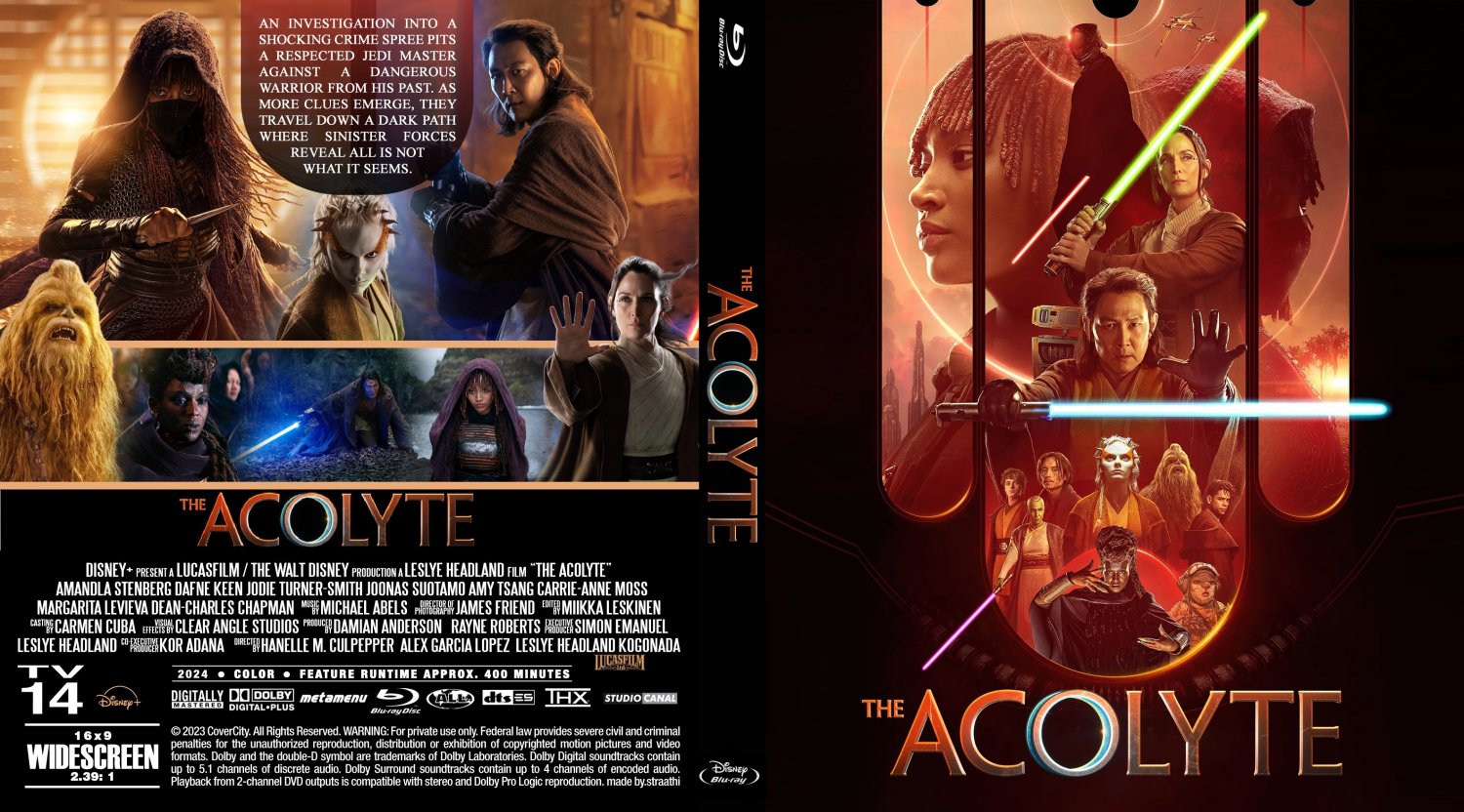 Star Wars The Acolyte Complete Season 1 2 Disc Blu Ray Set Region