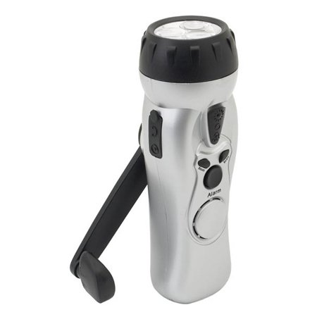 Hand-Cranked Radio/Light/Alarm Emergency Tool