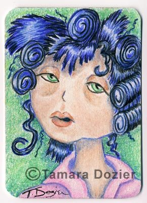 ACEO print - "Give me coffee"