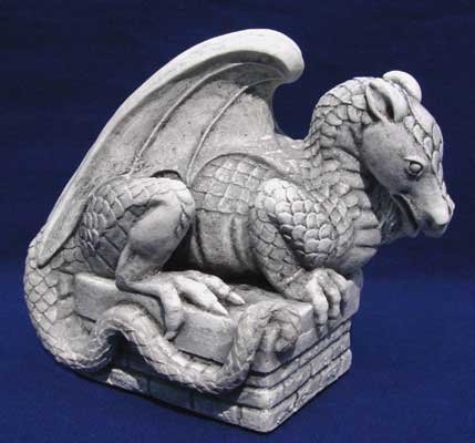 Dragon gargoyle sculpture