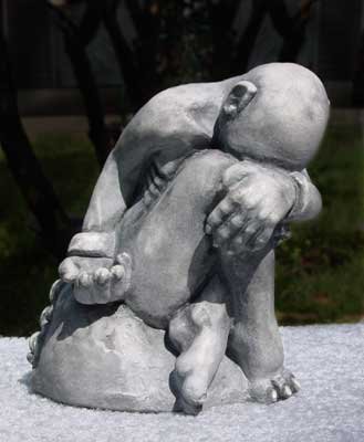 Choices Made gargoyle sculpture
