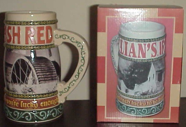 KILLIAN'S IRISH RED COLLECTOR'S STONEWARE STEIN