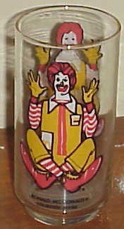 Ronald Mcdonald Collectors series glass