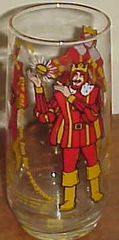 The King Collectors glass Burger King 1979